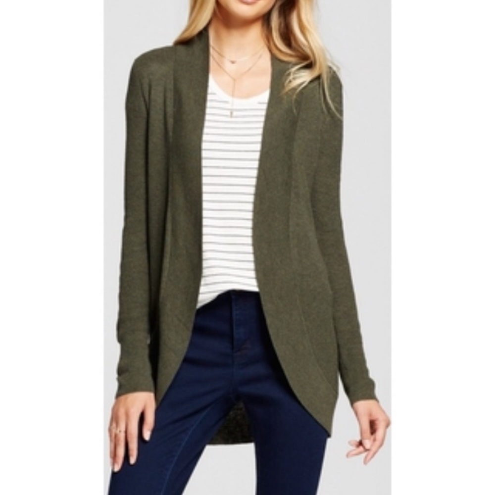 Hunter green cardigan